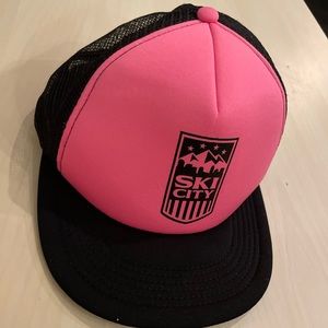 Ski City Hot Pink Trucker Hat